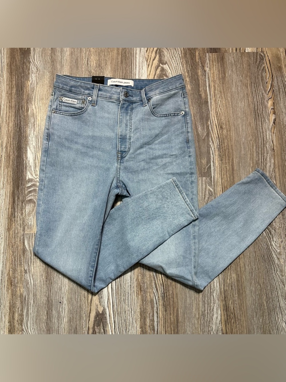 NWT Women’s Calvin Klein High Rise Skinny Ankle Jeans, size 12/31
